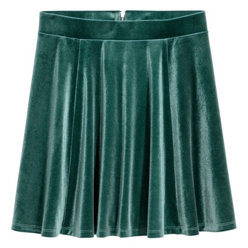 Velvet Skater Skirt